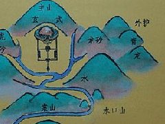 风水墓地罗盘